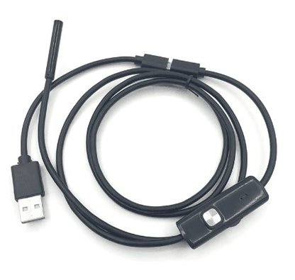HD USB Waterproof Snake Endoscope – 480P Inspection Camera