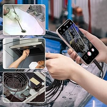 HD USB Waterproof Snake Endoscope – 480P Inspection Camera